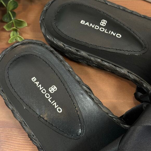 Bandolino Women's Deedee Woven Upper Espadrille Slide Sandals Size 10 - Picture 7 of 9